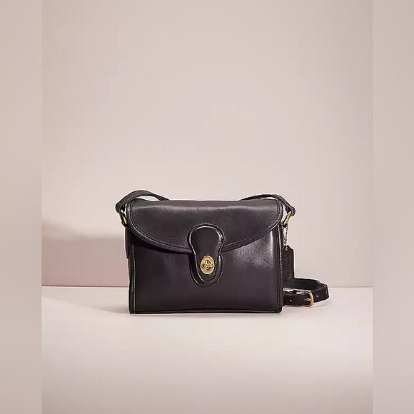 Coach Vintage Devon Shoulder Bag Black - Picture 1 of 5